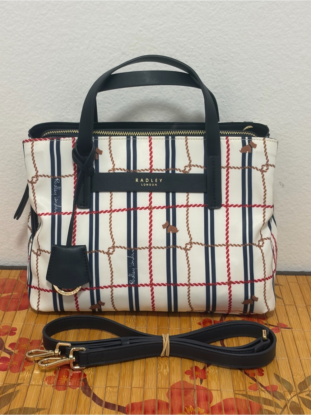 Radley London Finsbury Park Nautical Satchel Crossbody - NWOT